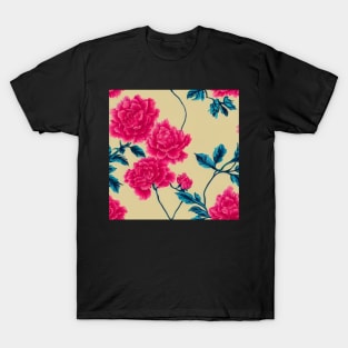 Rococo floral pattern, model 12 T-Shirt